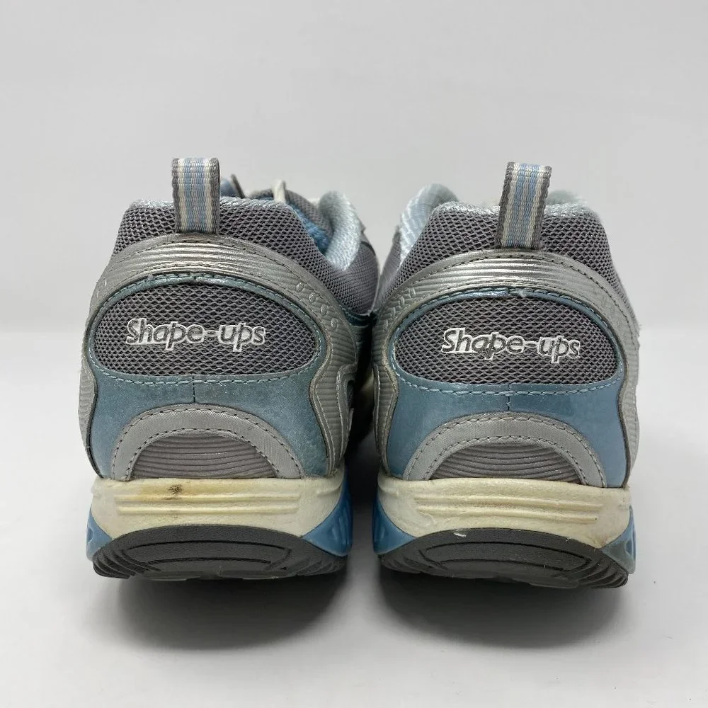 Vintage Y2k Skechers Shape Ups Silver Shimmer Toning Sneaker Shoes Women’s 9 - Picture 6 of 12